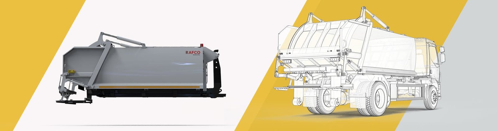 Vehículo recolector RAFCO Monoblock