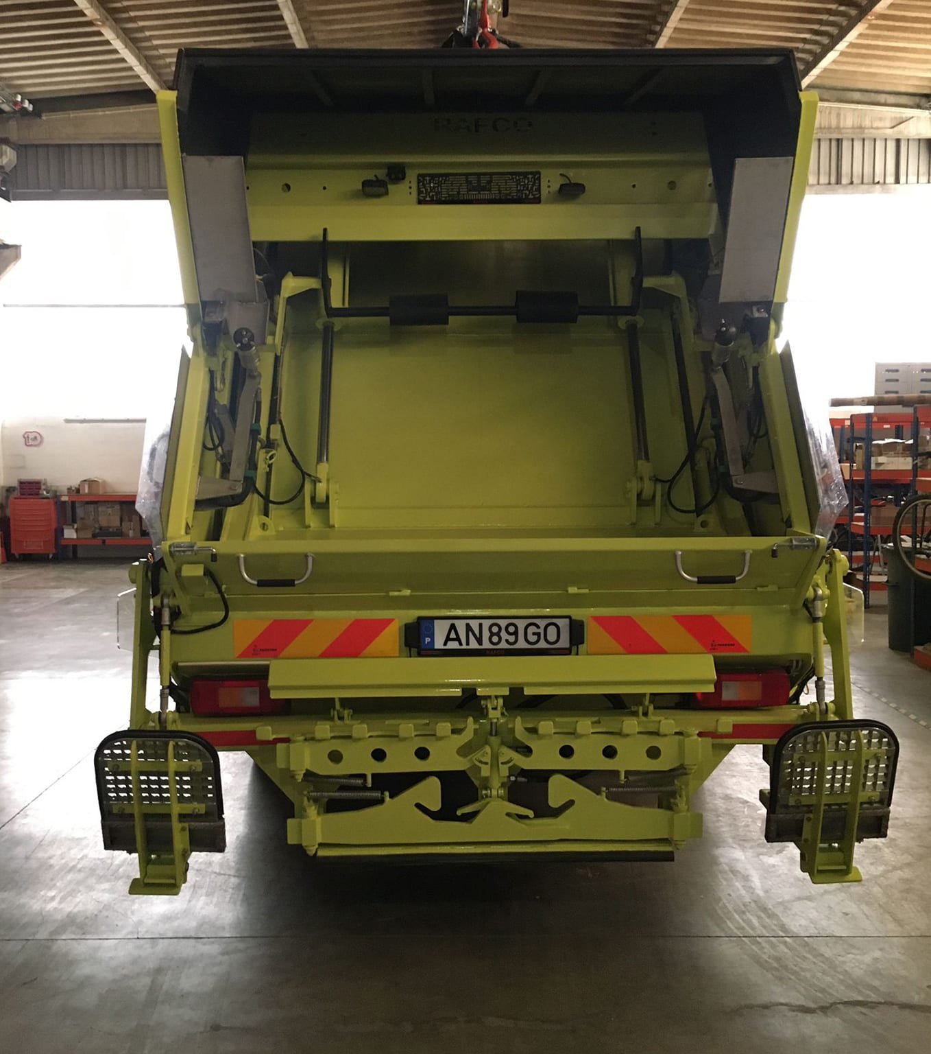 RAFCO NPress — 20 m³, En servicio