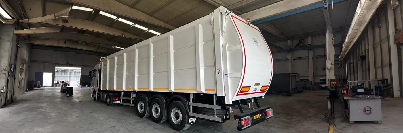 RAFCO RT Transfer Trailer — Remolque, En servicio