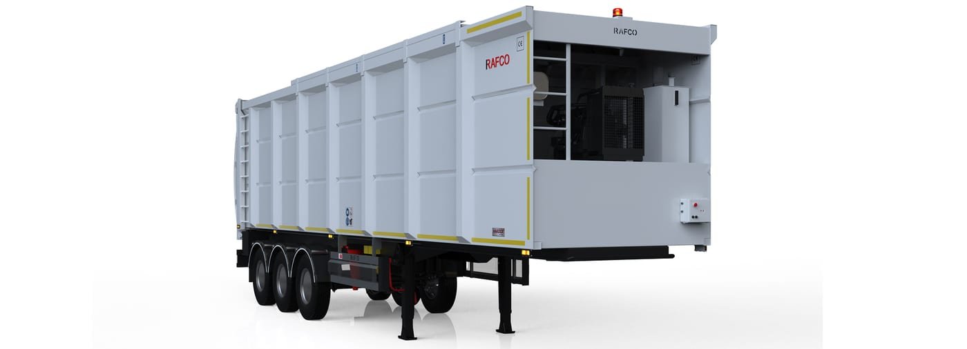 RAFCO RT Transfer Trailer — Remolque, En servicio