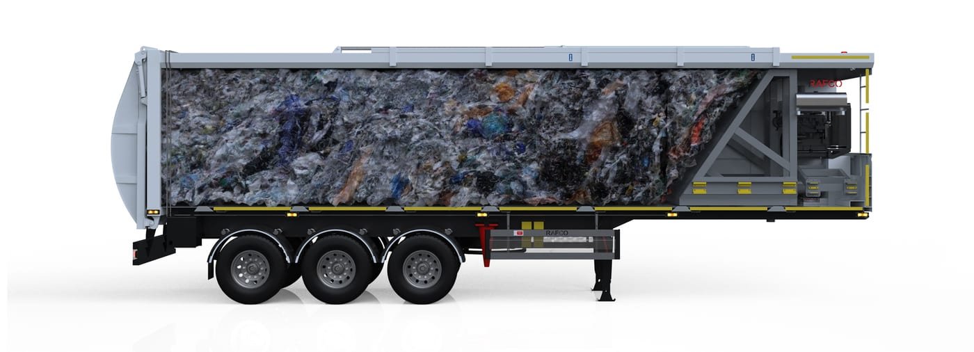 RAFCO RT Transfer Trailer — Remolque, En servicio
