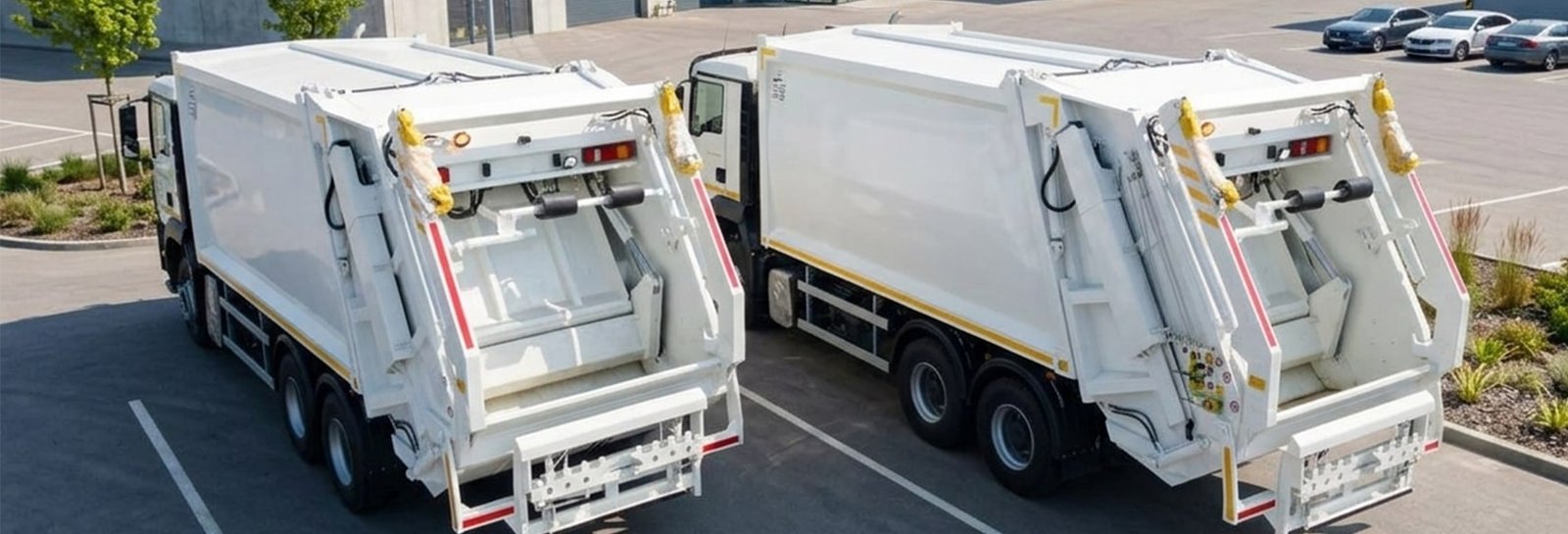 RAFCO XPress 20 m³ refuse collection vehicle — under-H1 hero banner